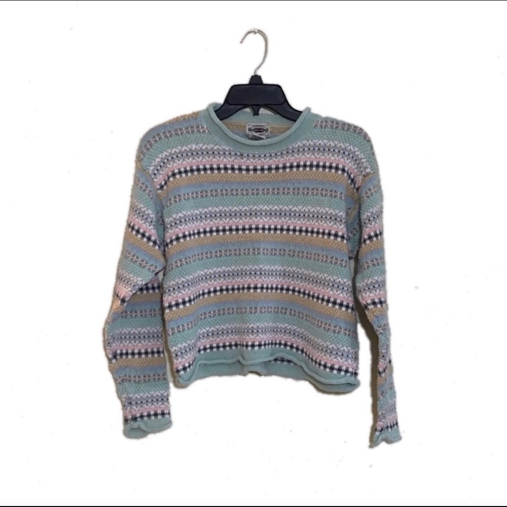90s vintage crop sweater